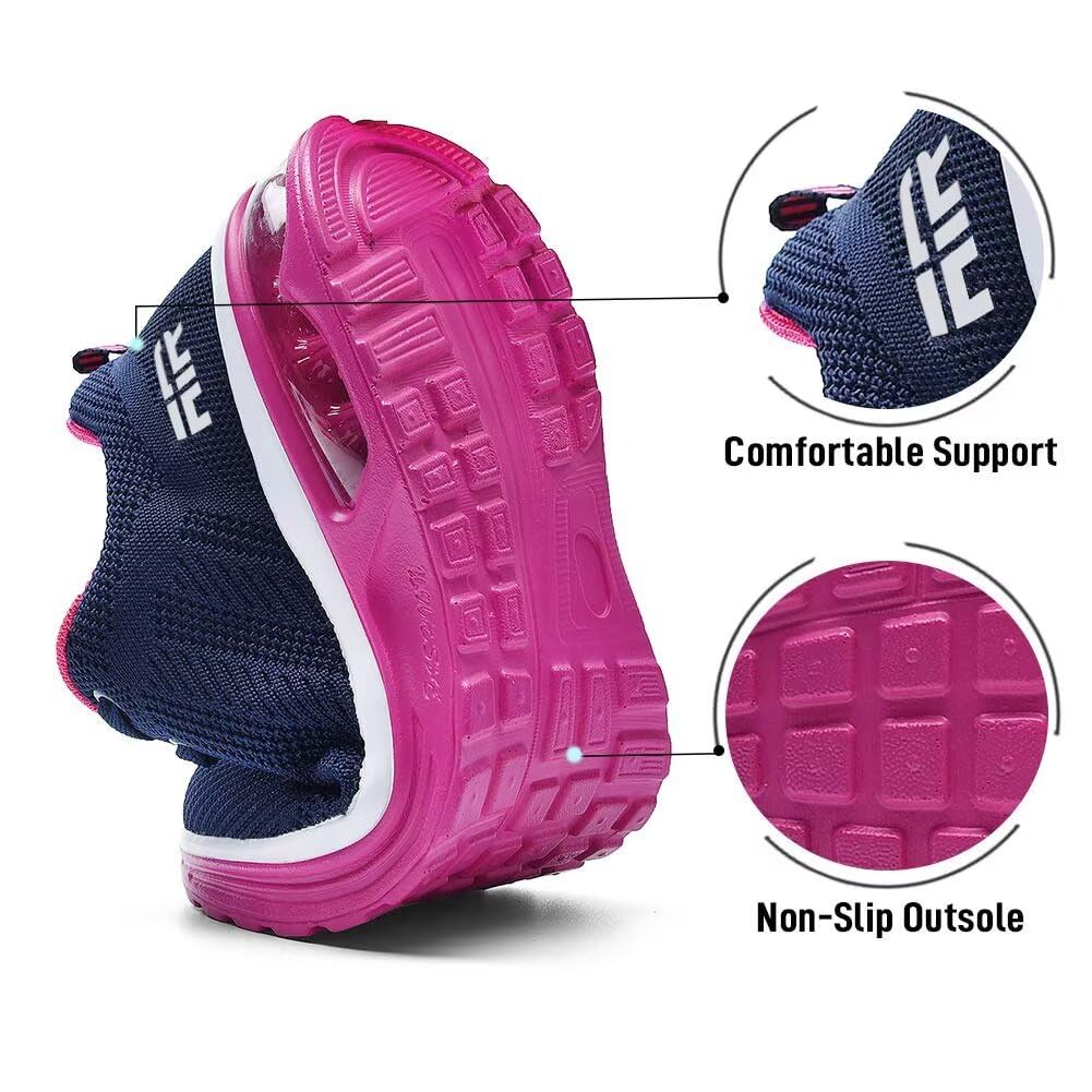 Lamincoa Women's Lightweight Running Shoes - Breathable Mesh Sneakers with Non-Slip Air Cushion for Walking, Tennis, Gym Workout & Sports | Perfect for Jogging, Fitness Training & Daily Wear