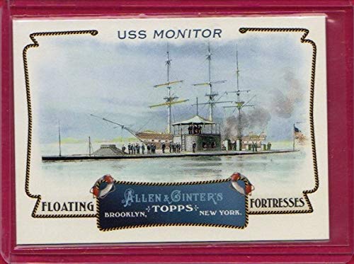 USS Monitor Floating Fortresses #FF10 - Vintage 2011 Topps Allen & Ginter for Collectors