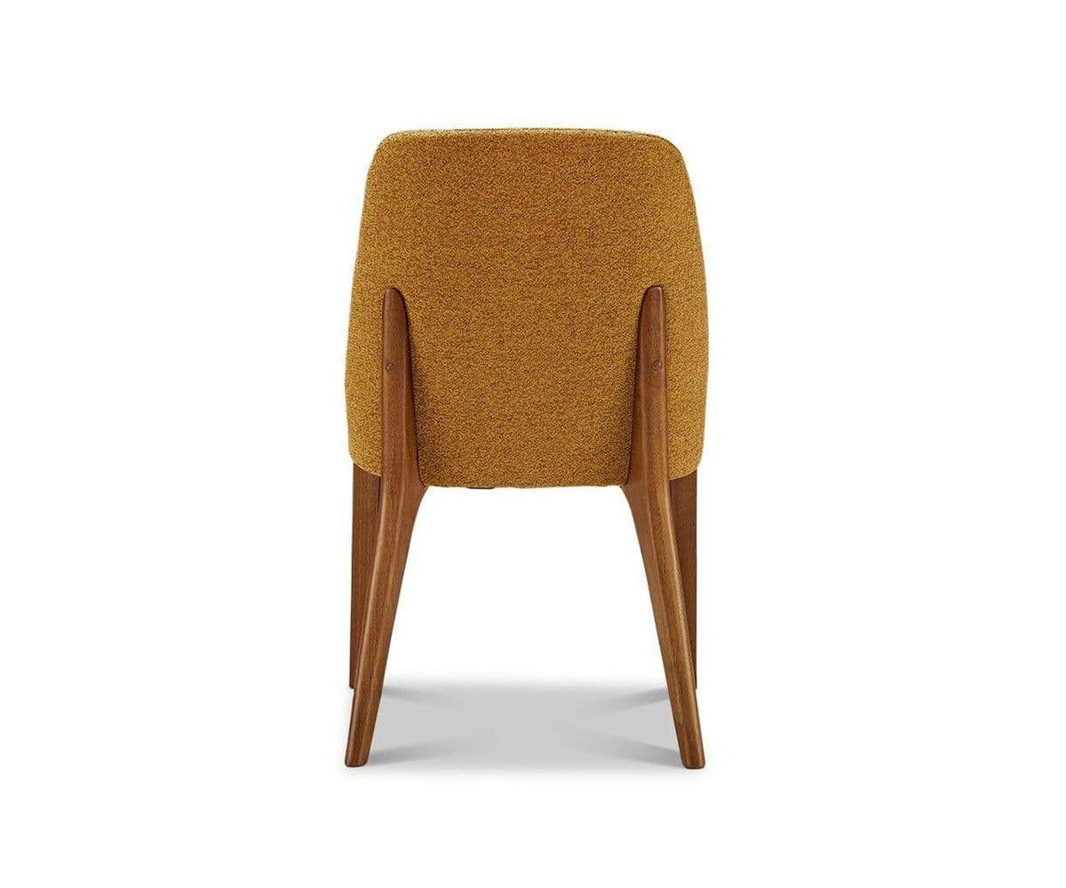 Hendrick Modern Dining Chair - Sturdy Wooden Kitchen Chair with Upholstered Seat - Perfect for Dining Room, Kitchen, and Home Decor