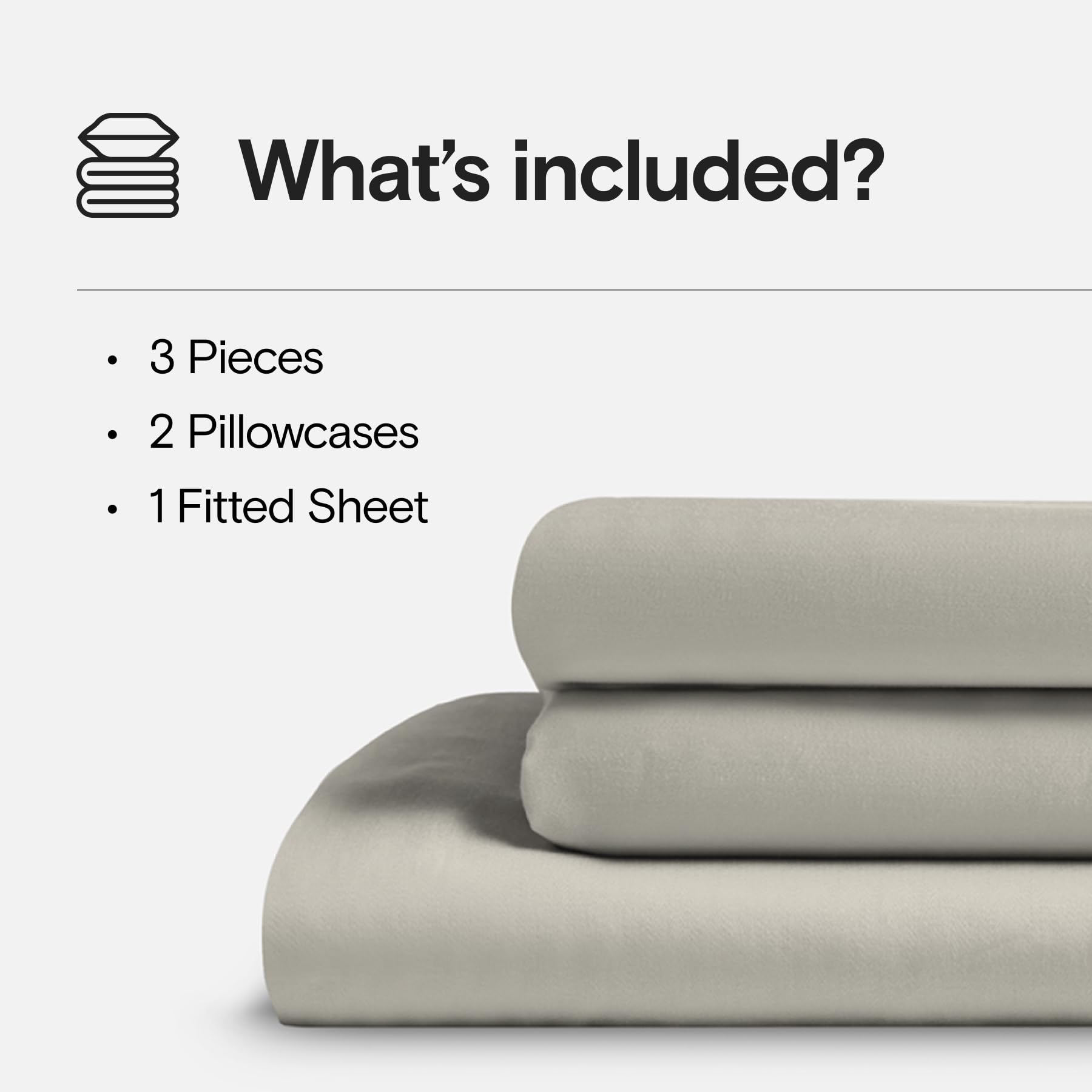 Premium 100% Bamboo Viscose Sheet Set - Organic, Buttery Soft & Cooling King Size Sheets with Deep Pockets (3-Piece: 1 Fitted Sheet + 2 Pillowcases) - Perfect for Hot Sleepers & Luxury Bedroom Comfort