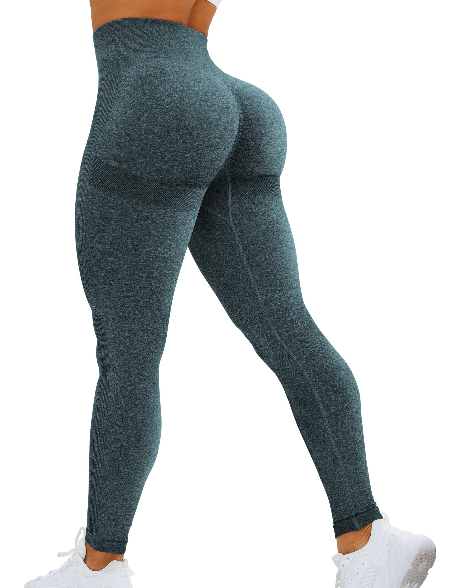 HIGORUN Women's Tie Dye High Waist Seamless Workout Leggings - Yoga Pants for Gym, Running & Fitness Training - Comfortable & Stylish Activewear for Women