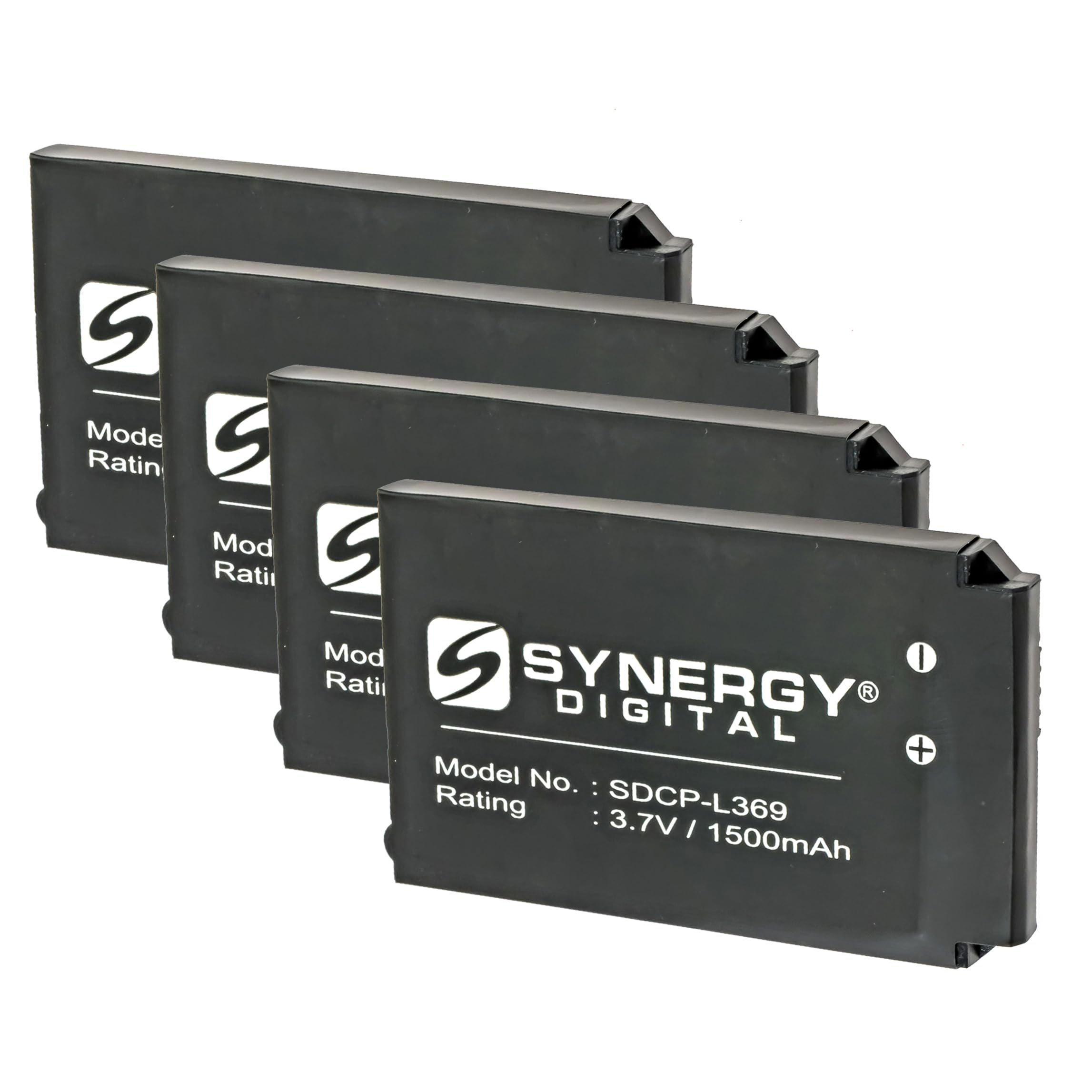 Original Synergy Digital Cisco 7925 Cordless Phone Battery Combo-Pack - 4 x SDCP-L369 Replacement Batteries for Cisco 7925 Wireless IP Phone - Perfect for Office Communication & Business Use