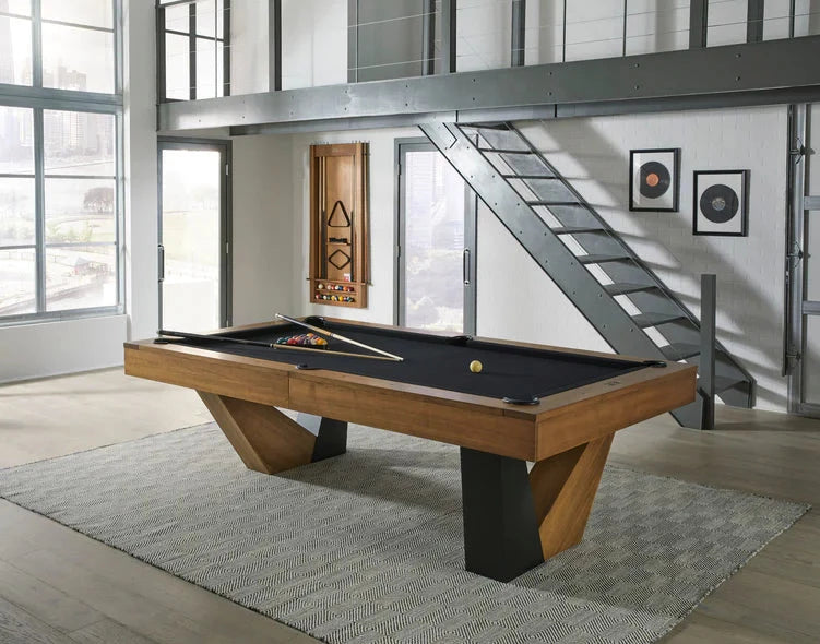 Premium American Heritage Annex Pool Table - Professional 8ft Billiard Table for Home & Game Room - Perfect for Family Fun & Entertainment