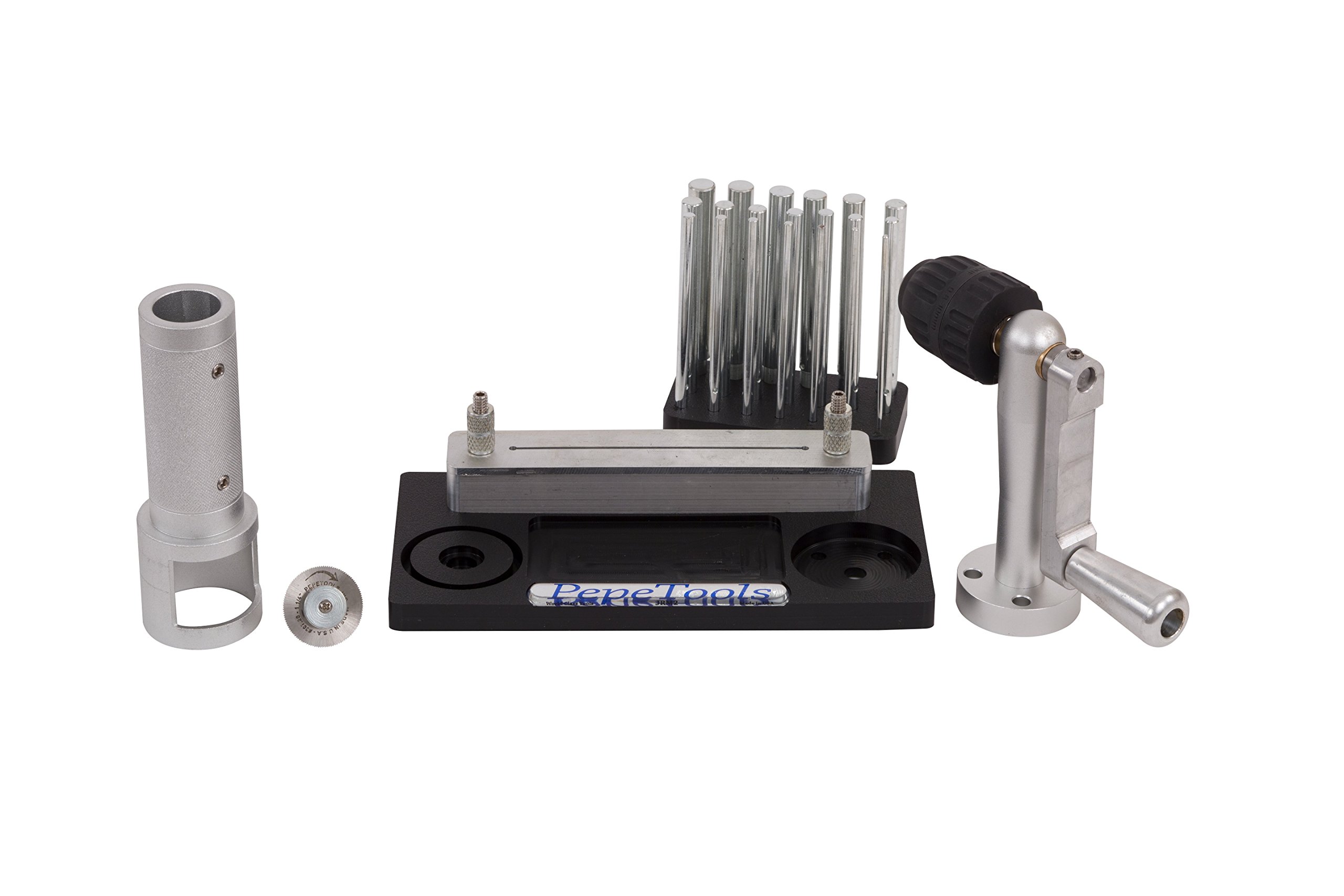 Pepetools 307.70A Professional Jump Ring Maker Kit for Jewelry Making - Create Perfect Jump Rings for Necklaces, Bracelets & DIY Crafts