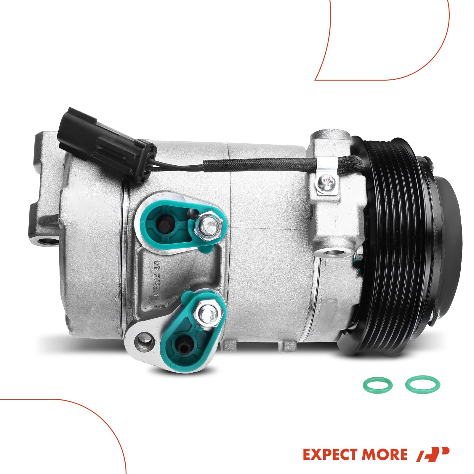 Premium AC Compressor with Clutch for 2007-2011 Dodge Nitro 4.0L - DKS17D Style 6-Groove Replacement Part - Perfect for Summer Cooling & Auto AC System Repair