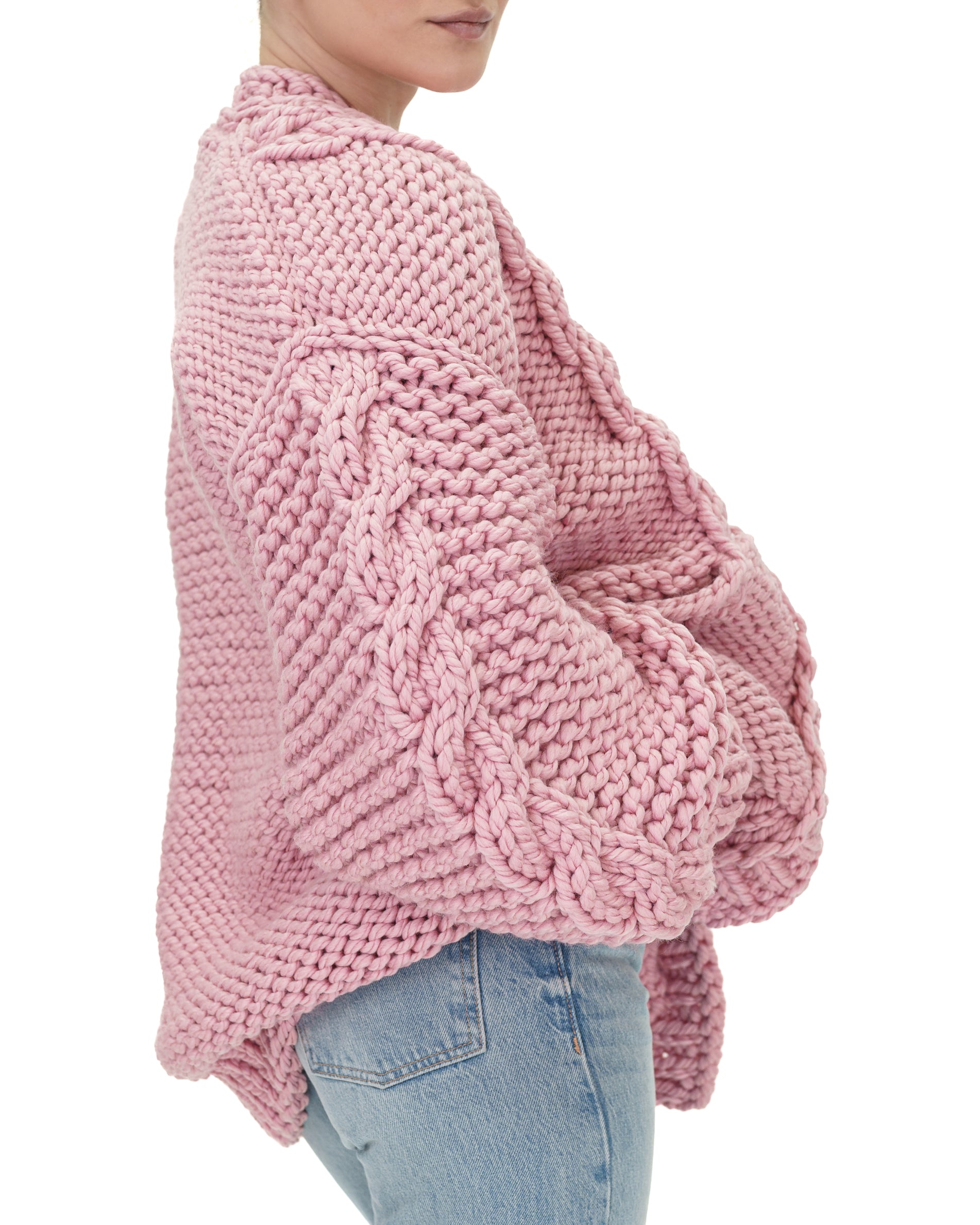 Stylish Braided Pocket Cardigan for Women - Soft Knit Open Front Sweater | Perfect for Fall, Winter & Layering Outfits