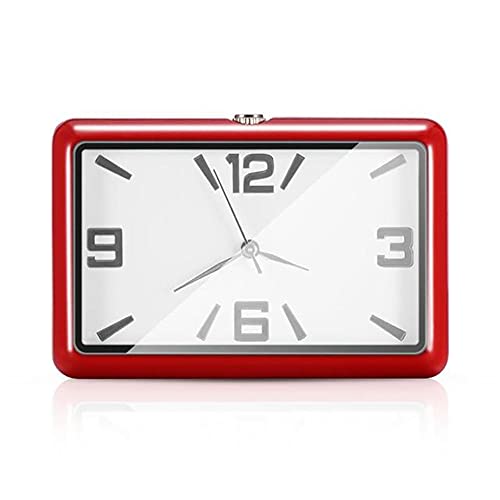 Universal Square Car Air Vent Clock - Mini Quartz Stick-On Dashboard Clock for Vehicles, Cars & Trucks | Perfect for Commuting, Road Trips & Travel Accessories