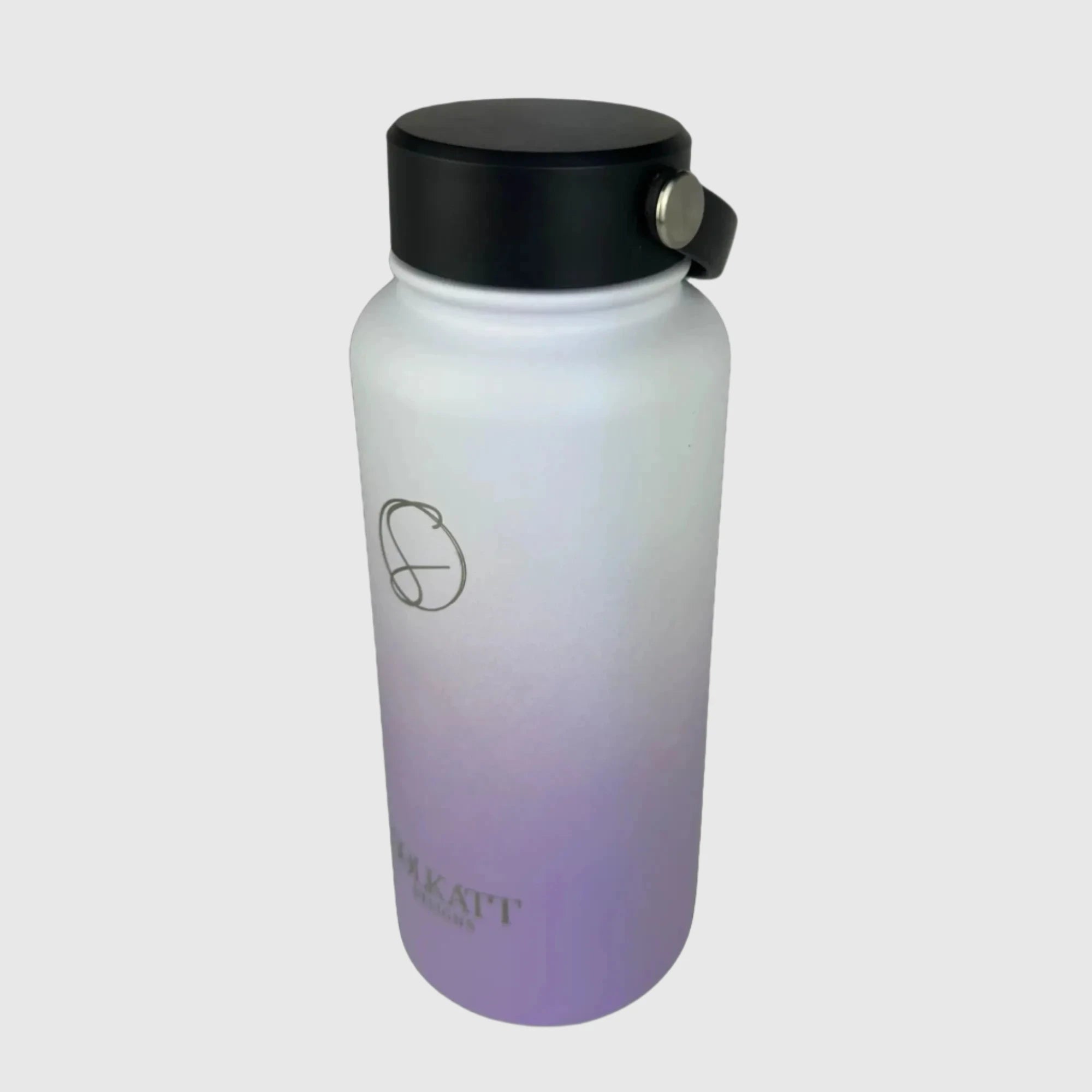 Lavender Lilac Stainless Steel Insulated Water Bottle 32oz (950ml) - Keeps Drinks Hot & Cold for Hours - Perfect for Hiking, Gym, Office & Travel