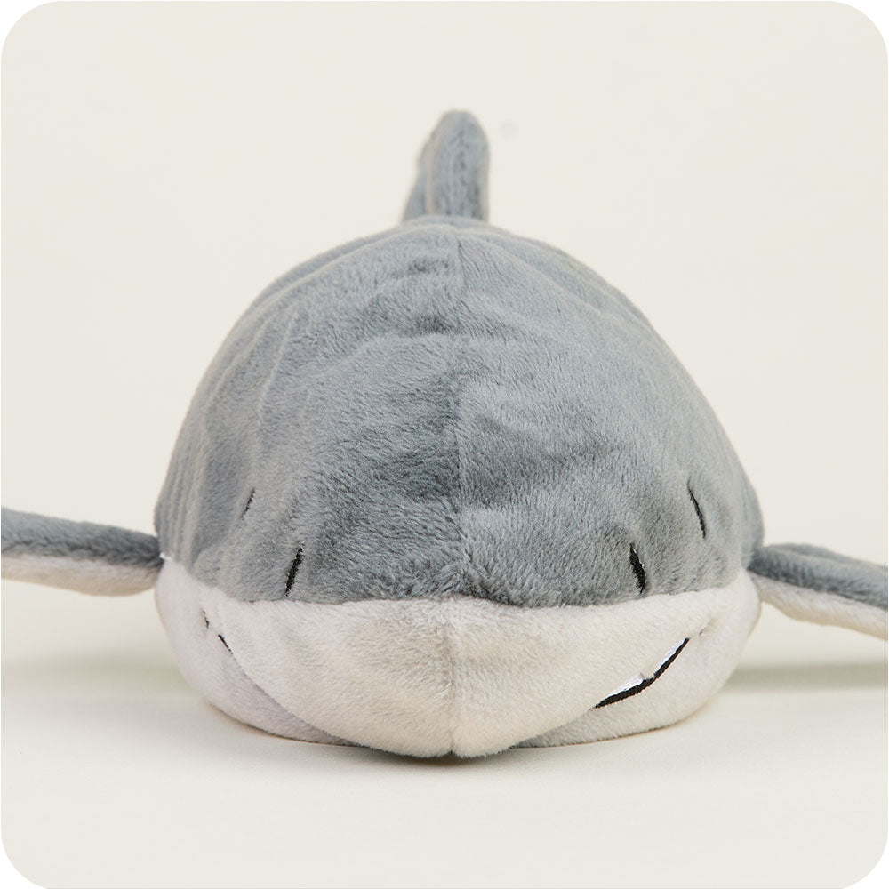 Shark Warmies Junior - Soft Plush Stuffed Animal with Microwavable Heat Pack for Kids | Perfect for Bedtime, Travel & Anxiety Relief