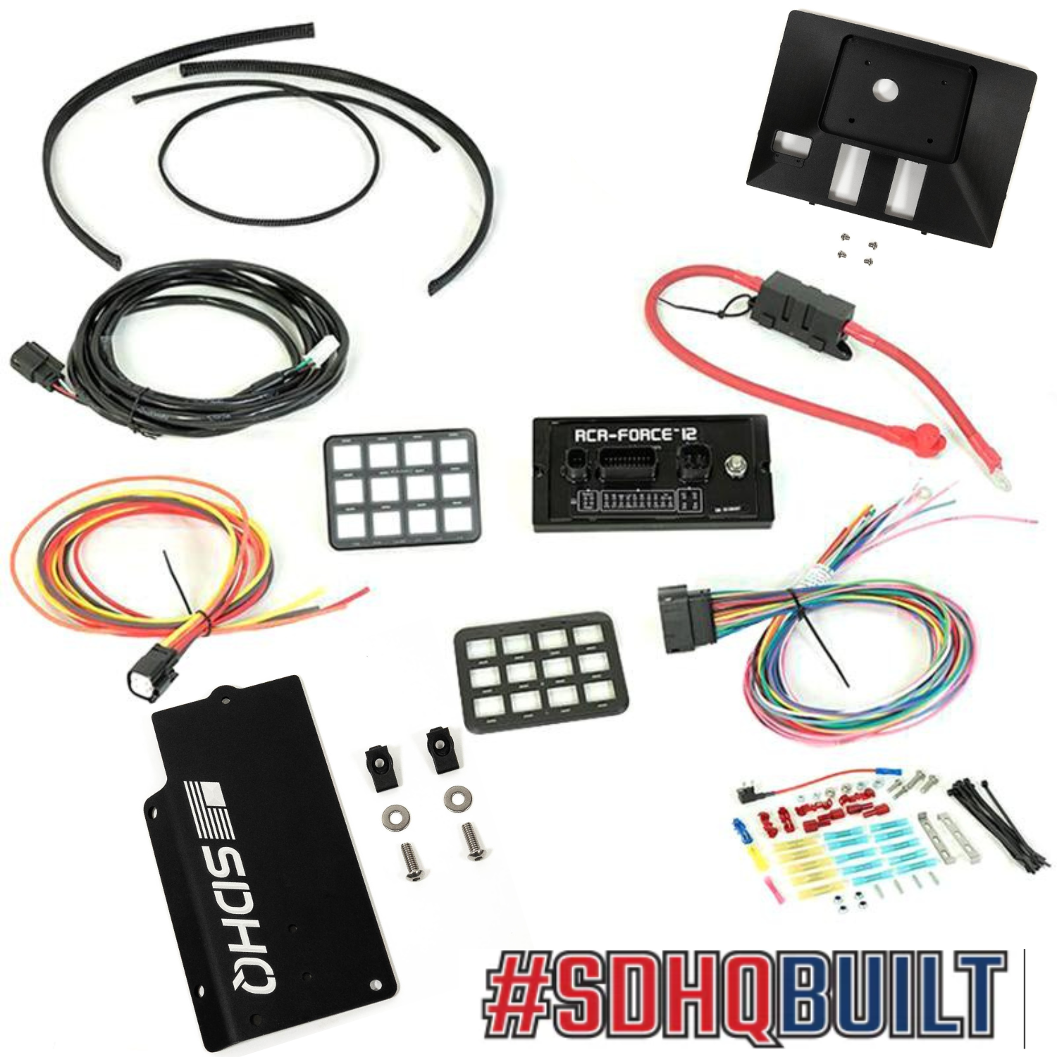 14-21 Toyota Tundra SDHQ Built Complete Switch Pros RCR 12 Mounting Kit - Heavy Duty Off-Road Switch Panel Mount for Overlanding & Truck Customization