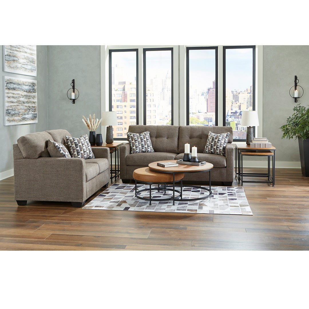 Mahoney Sofa and Loveseat Set - Modern Living Room Furniture for Small Spaces | Perfect for Apartments, Condos & Cozy Homes