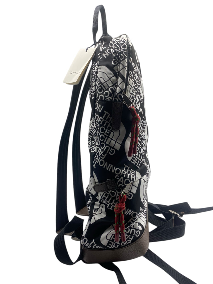 Gucci x The North Face Unisex Waterproof Hiking Backpack - Luxury Designer Travel & Outdoor Adventure Backpack for Men & Women - Perfect for Camping, Travel, and Daily Commute