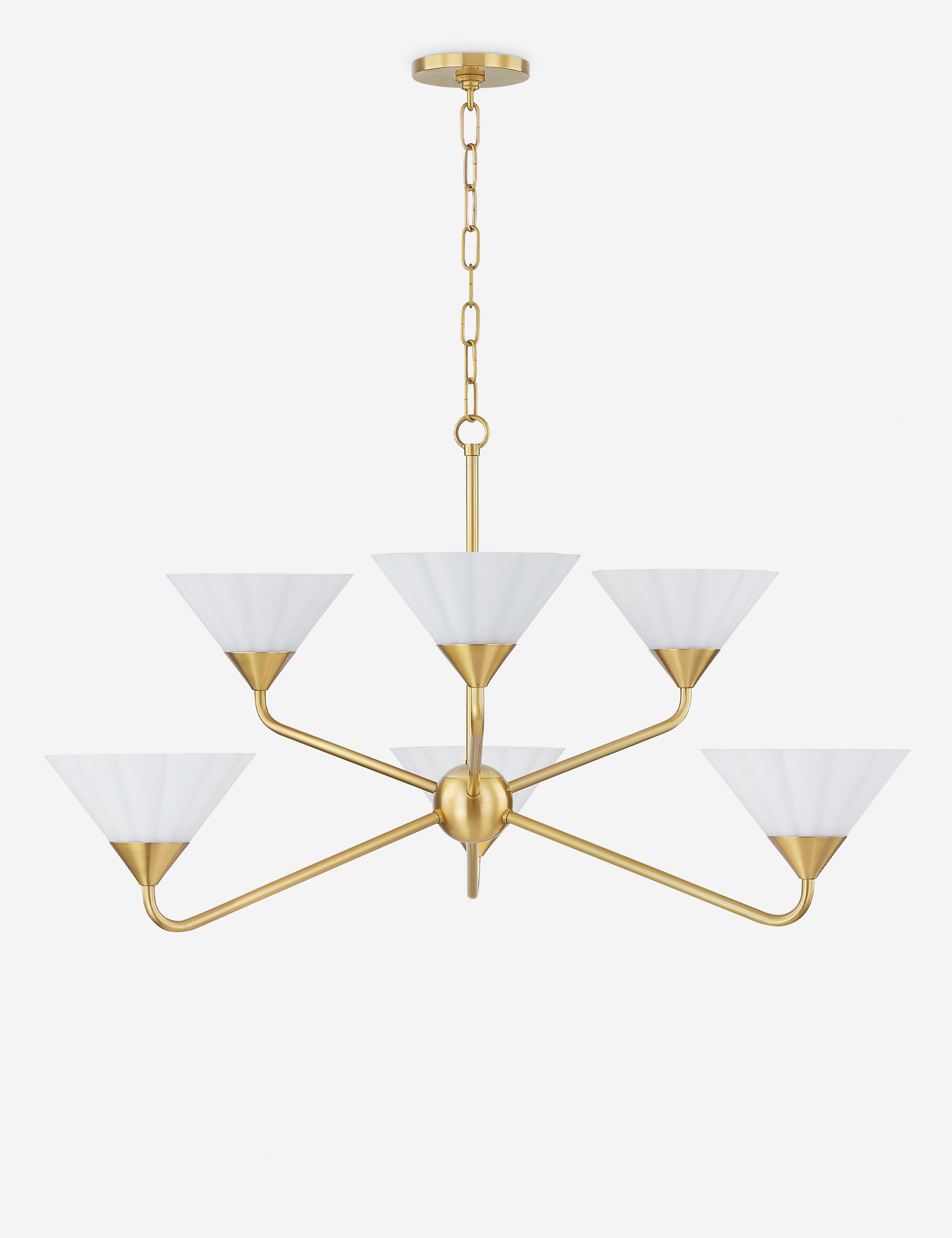 Brennan Chandelier - Elegant Crystal Ceiling Light Fixture for Dining Room, Living Room & Bedroom | Modern Home Decor Lighting