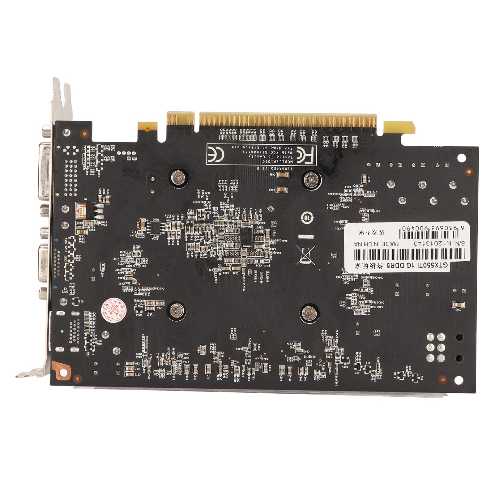GTX 550 Ti 1GB GDDR5 128-bit PCIe X16 Gaming Graphics Card - 900MHz Core Clock, DirectX 11 Support - Perfect for PC Gaming, Video Editing & Home Theater PCs
