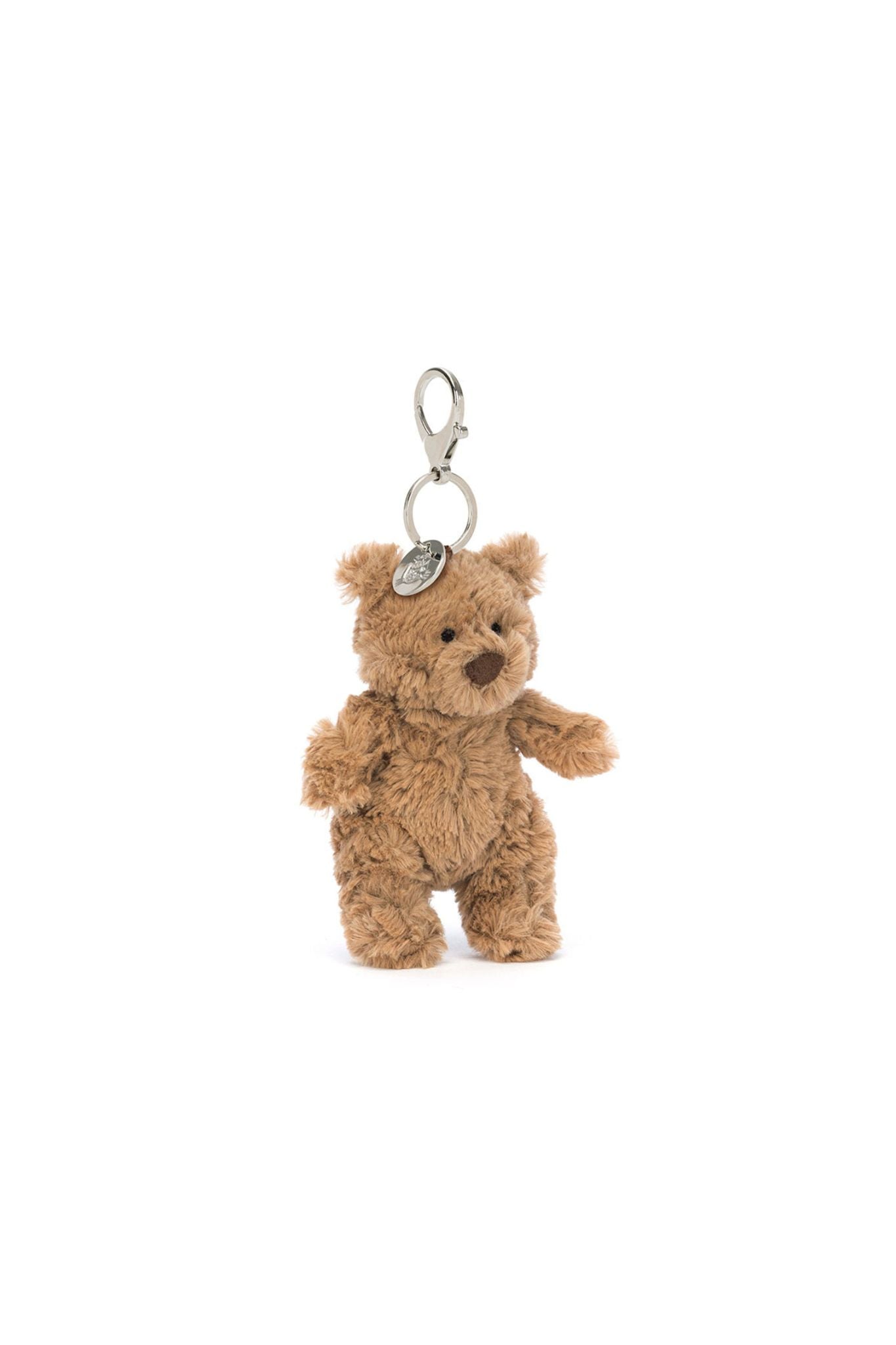 Jellycat Bartholomew Bear Plush Keychain - Adorable Soft Toy Bag Charm for Kids & Adults | Perfect for Backpacks, Purses & Gift Giving