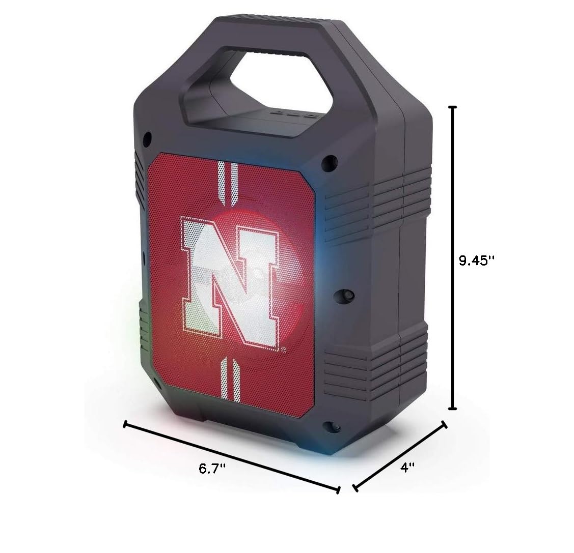 SOAR NCAA Unisex ShockBox XL Wireless Bluetooth Speaker - Portable Waterproof Speaker for Outdoor, Beach, Pool, Camping & Travel