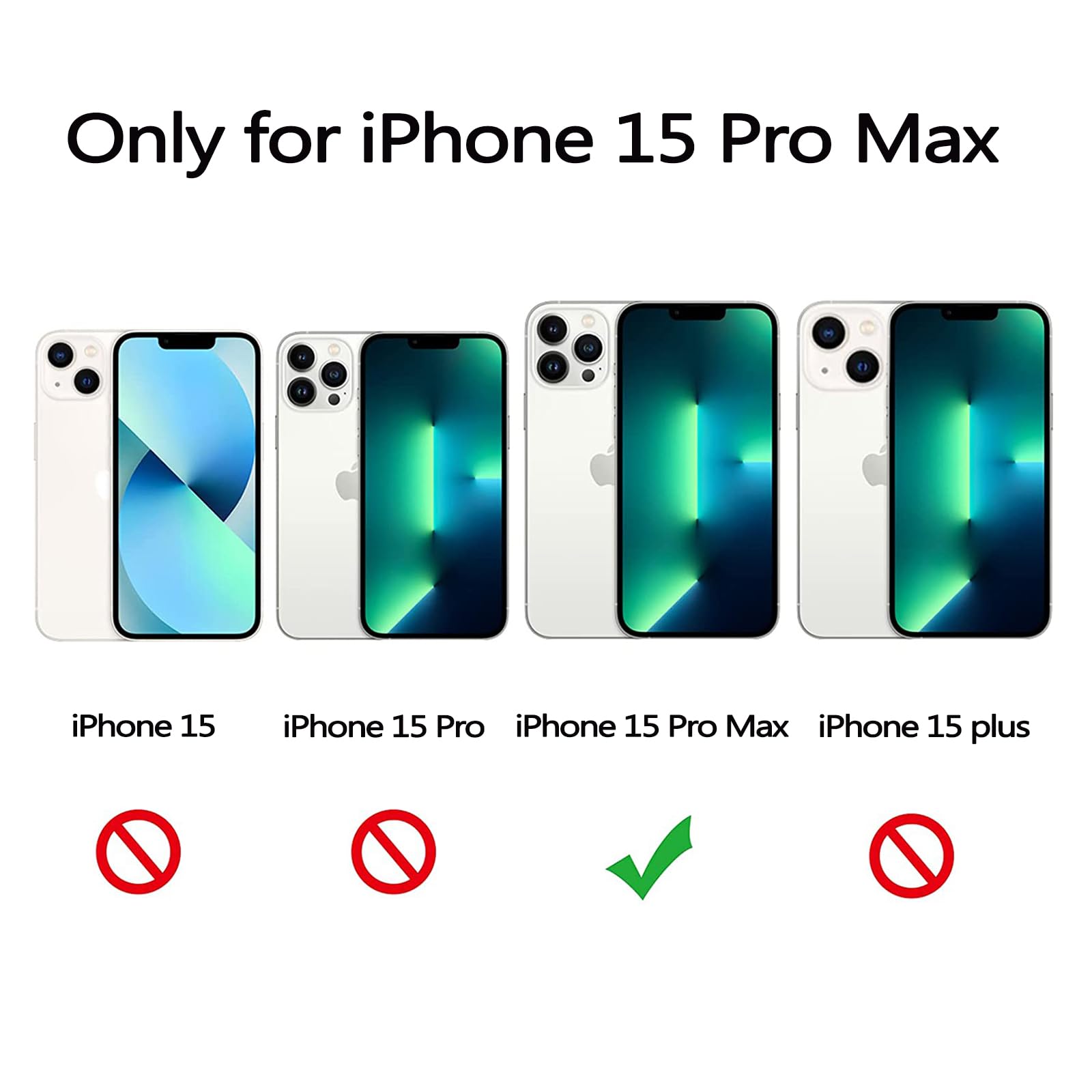 **Shockproof iPhone 15 Pro Max Case - Black Leopard Design for Women & Girls | Military-Grade Protection, Anti-Scratch Acrylic Back Cover | Perfect for Daily Use, Travel & Outdoor Activities**