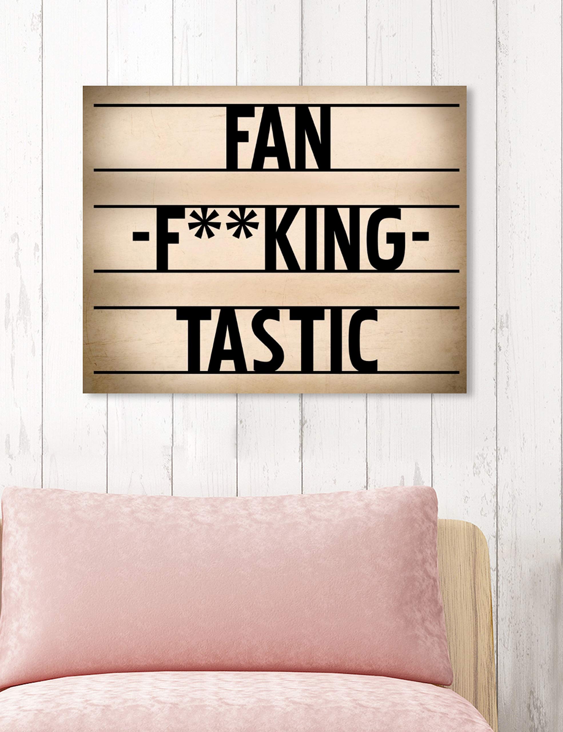 Fantastic Typography Wall Art Canvas Print - 24