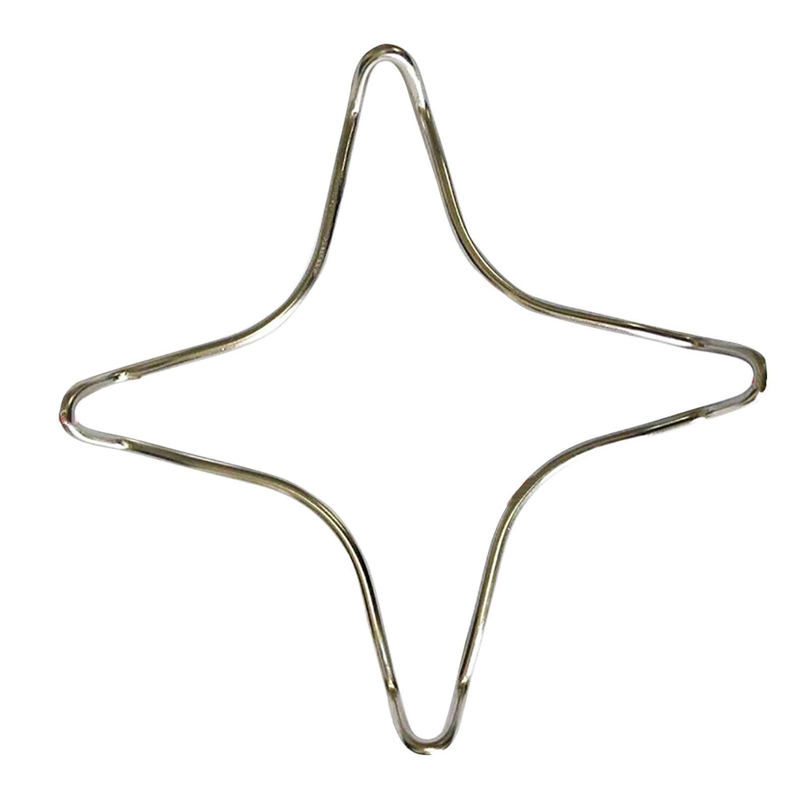 2PCS Universal Stainless Steel Trivet Pan Stand & Wok Rack - Chrome Plated Gas Hob Accessories for Kitchen Pots, Coffee Makers & Stove Tops - Heat Resistant Cooking Supplies for Gas/Electric Stoves (Set of 2) - Perfect for Protecting Countertops & Enhancing Kitchen Safety