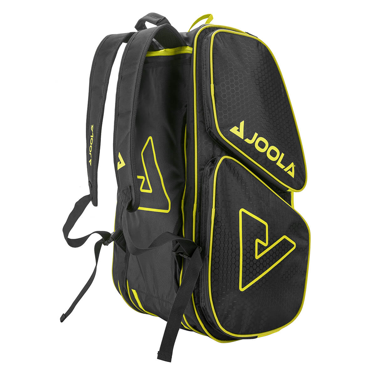 JOOLA Tour Elite Pickleball Bag - Premium Paddle & Gear Backpack for Men & Women (Black/Yellow) - Perfect for Tournaments, Training & Travel