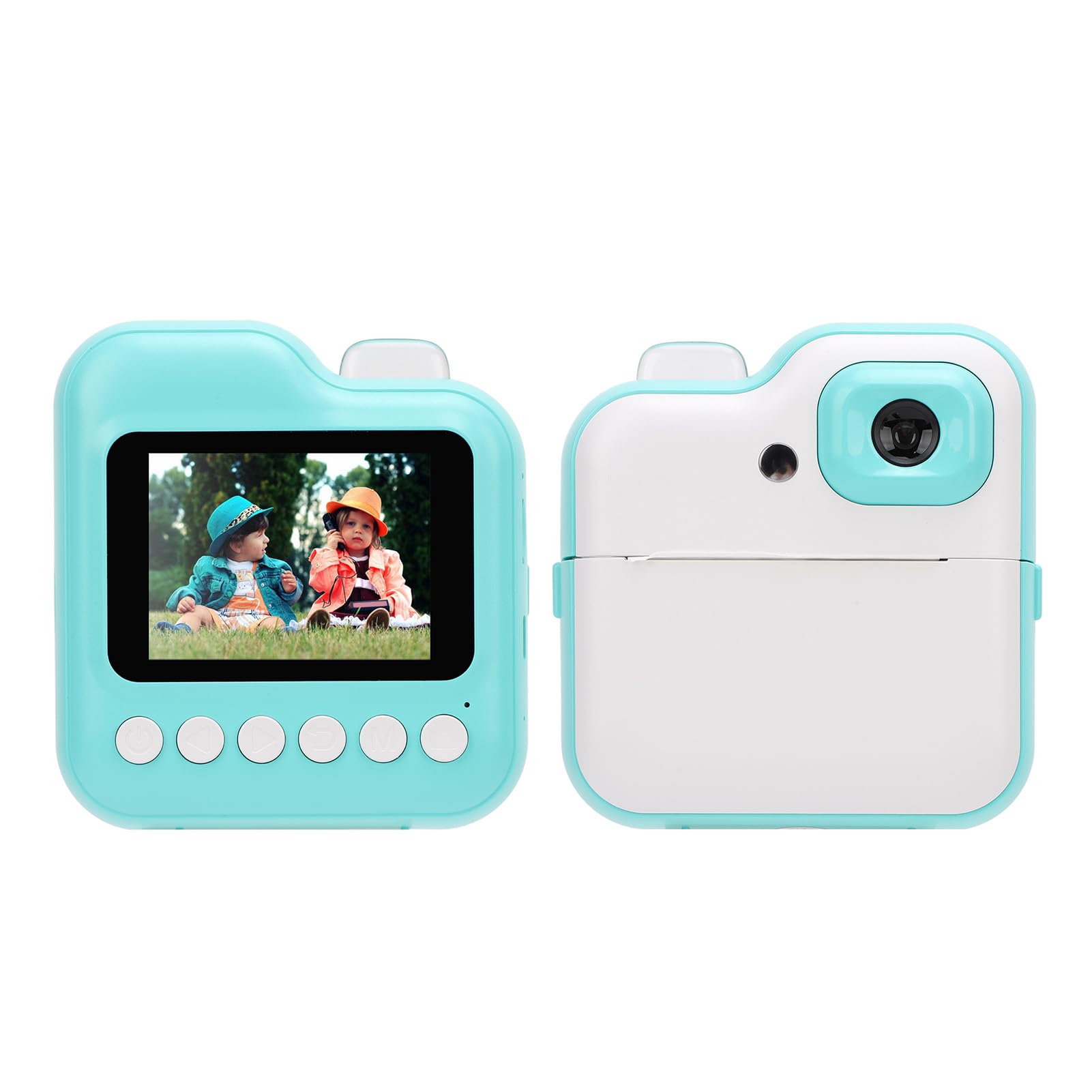 48MP HD Instant Print Camera for Kids - 2.4in Screen Digital Zooming Children's Camera with Selfie Mode, 800mAh Battery & Fun Photo Frames | Perfect for Birthday Gifts, Travel Souvenirs & Family Memory Keeping