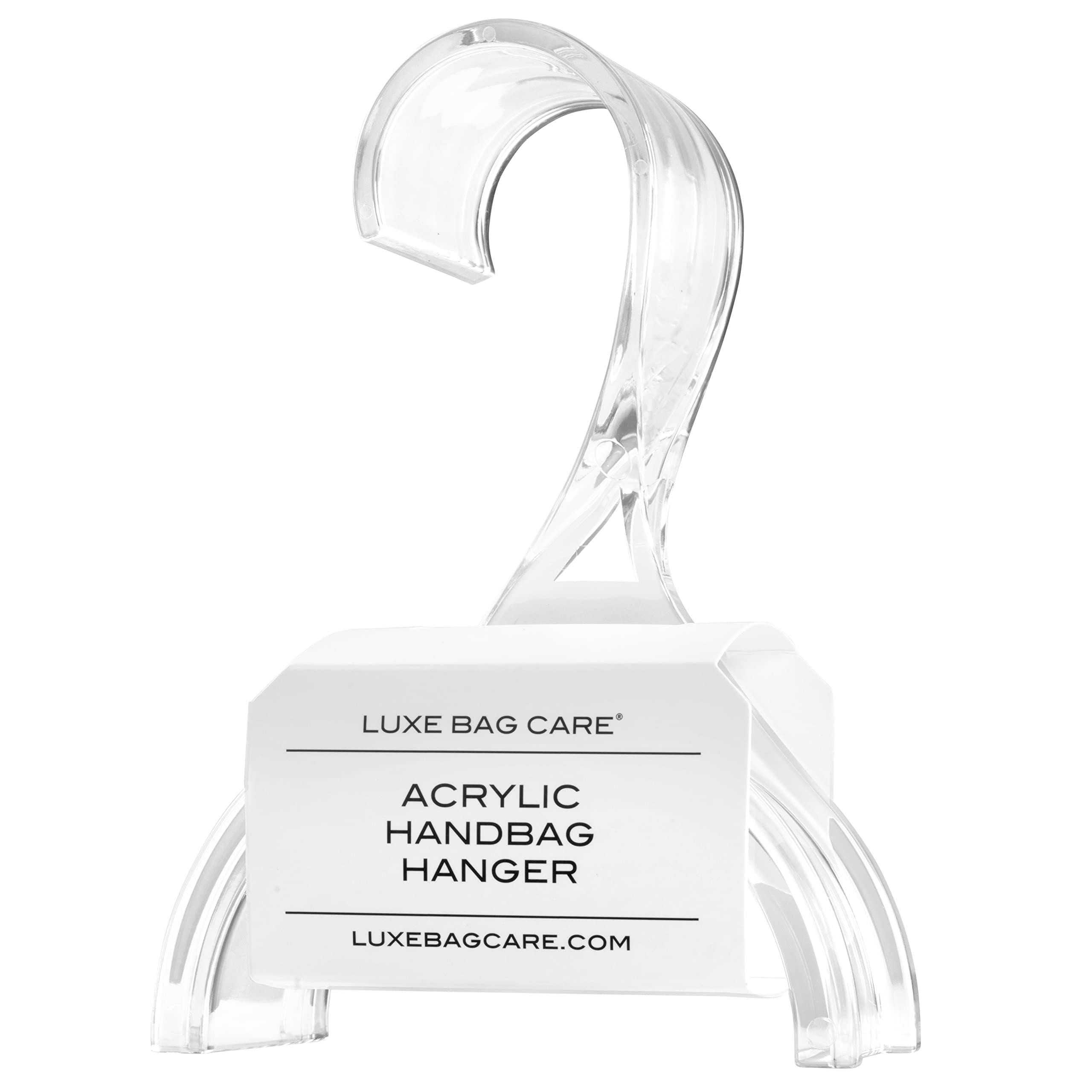 Premium Acrylic Handbag Hangers 10-Pack - Protect & Organize Luxury Purses - Non-Slip Shoulder Bag Hooks for Closet Display - Durable Purse Organizer with Handle Support - Perfect for Closet Organization, Boutique Storage & Handbag Collection Display