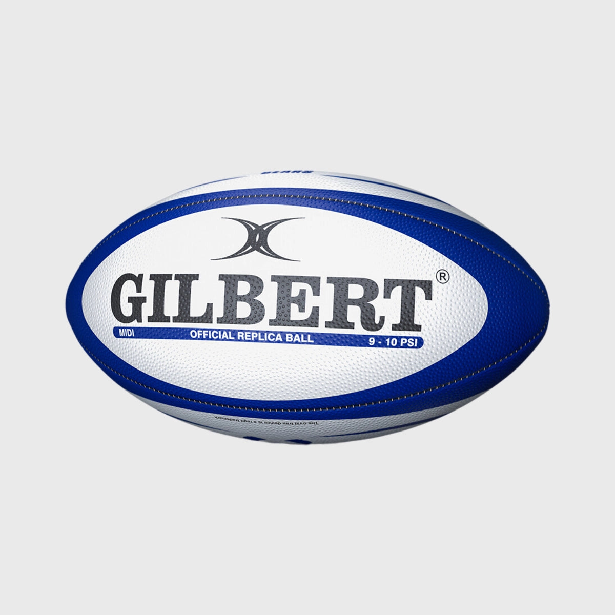 Gilbert Bristol Bears Official Replica Midi Rugby Ball - Authentic Training & Match Ball for Rugby Fans - Perfect for Practice, Games, and Collectibles