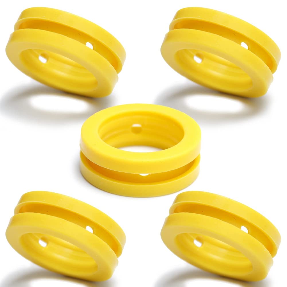 5Pcs O-Ring Gaskets for CO2 Cylinder Exchange & Carbonator - Compatible with New Maker & Pink Cylinder - Perfect for Home Brewing, Soda Makers, and Beverage Dispensing Systems