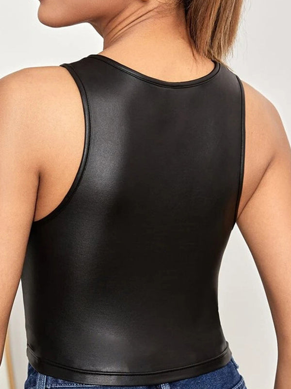 ZASUWA Women's Sexy Hollow Out High Support Glossy Sports Bra - Perfect for Yoga, Gym & Running Workouts