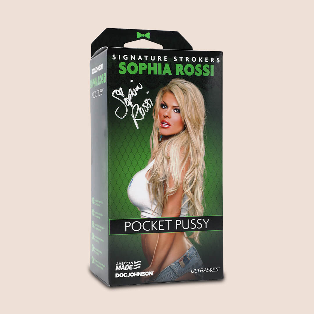 Doc Johnson Sophia Rossi UR3 Realistic Vagina - Lifelike Adult Toy for Men, Real Feel Silicone Masturbator - Perfect for Solo Play & Couples Intimacy