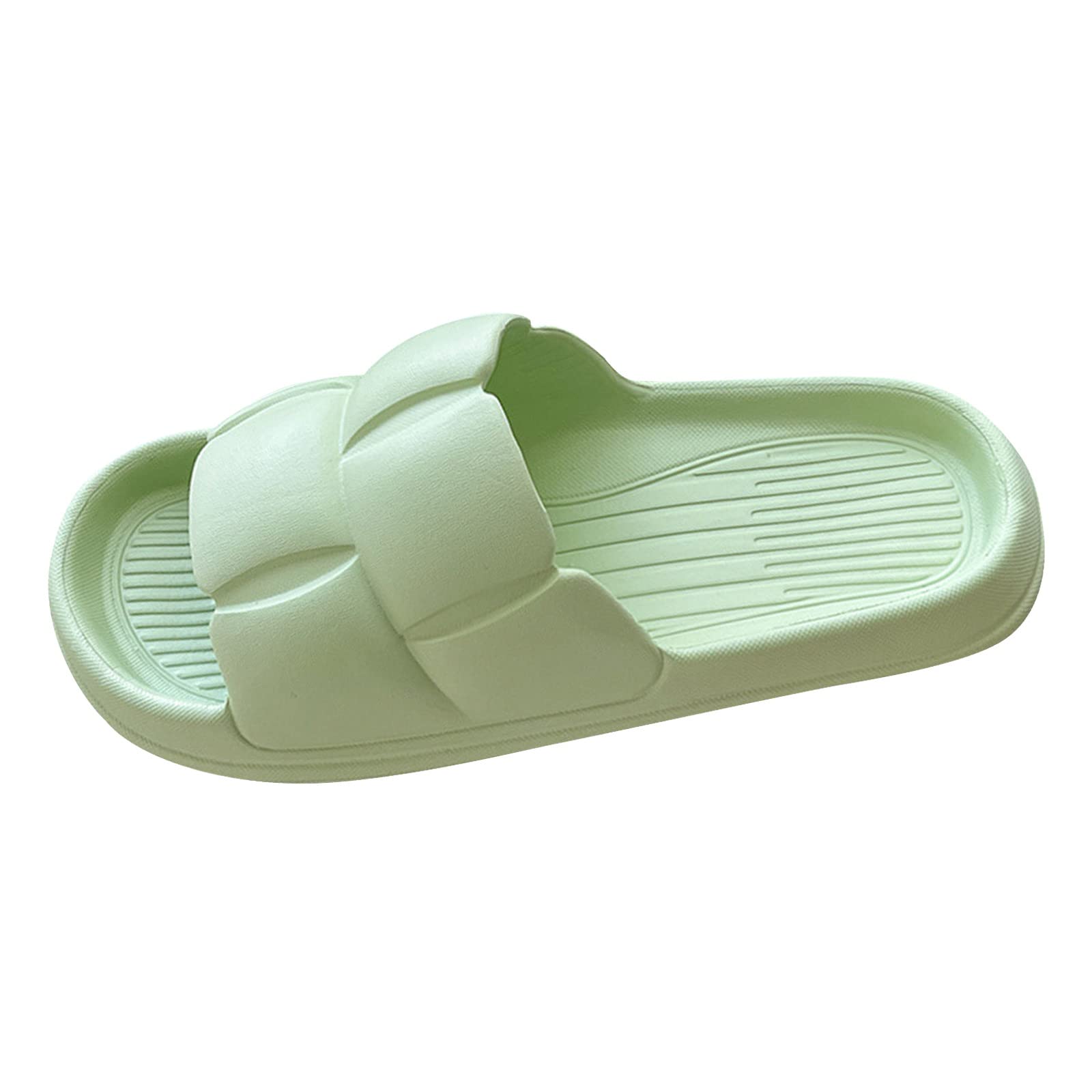 Comfortable Cloud Slides for Women & Men - Soft Cushioned Shower Slippers with Thick Sole - Non-Slip Bathroom Sandals & Beach Shoes - Perfect for Home, Spa, Pool, and Outdoor Activities