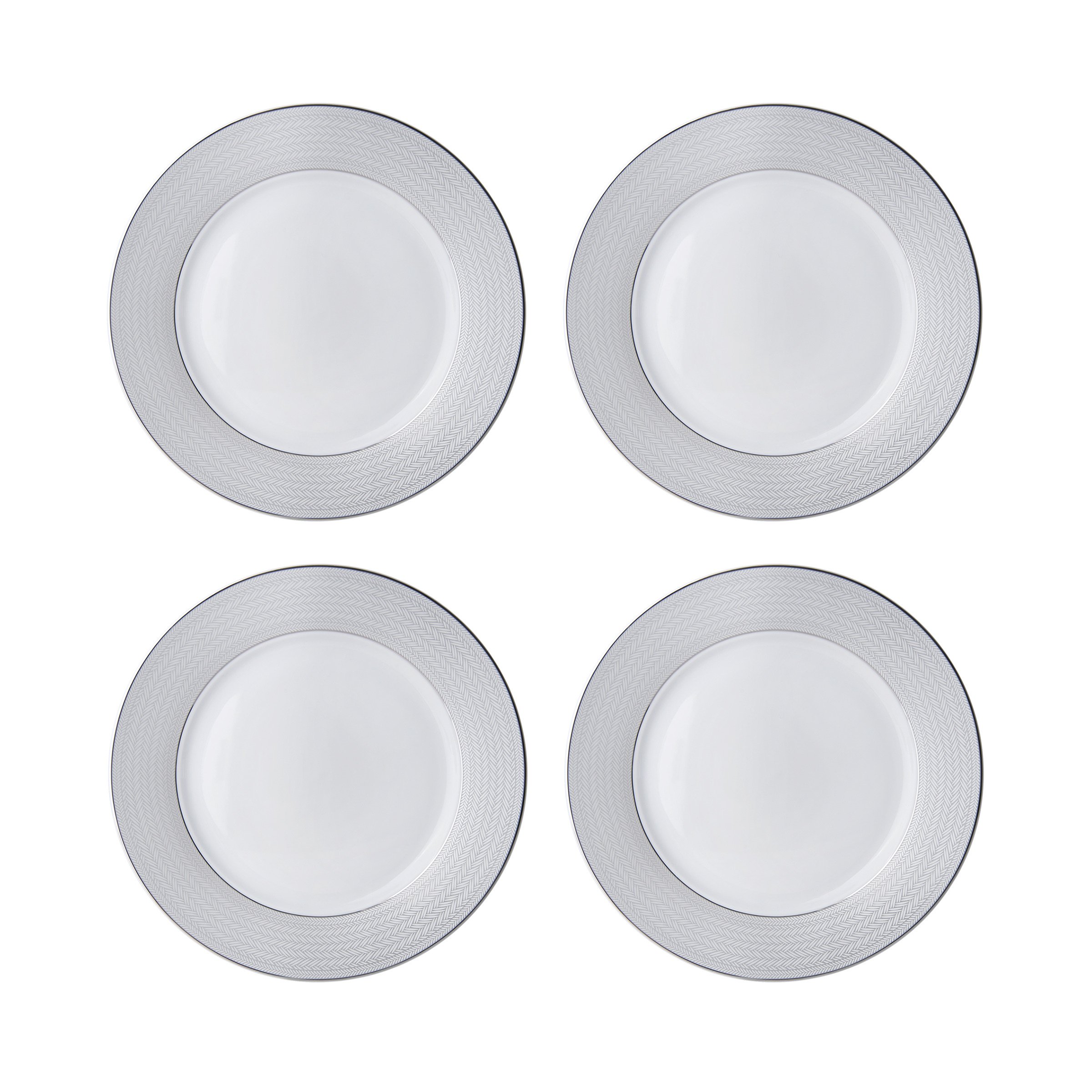 Premium Mikasa 16-Piece Dinnerware Set in Elegant Grey - Perfect for Family Dinners, Entertaining Guests & Everyday Use