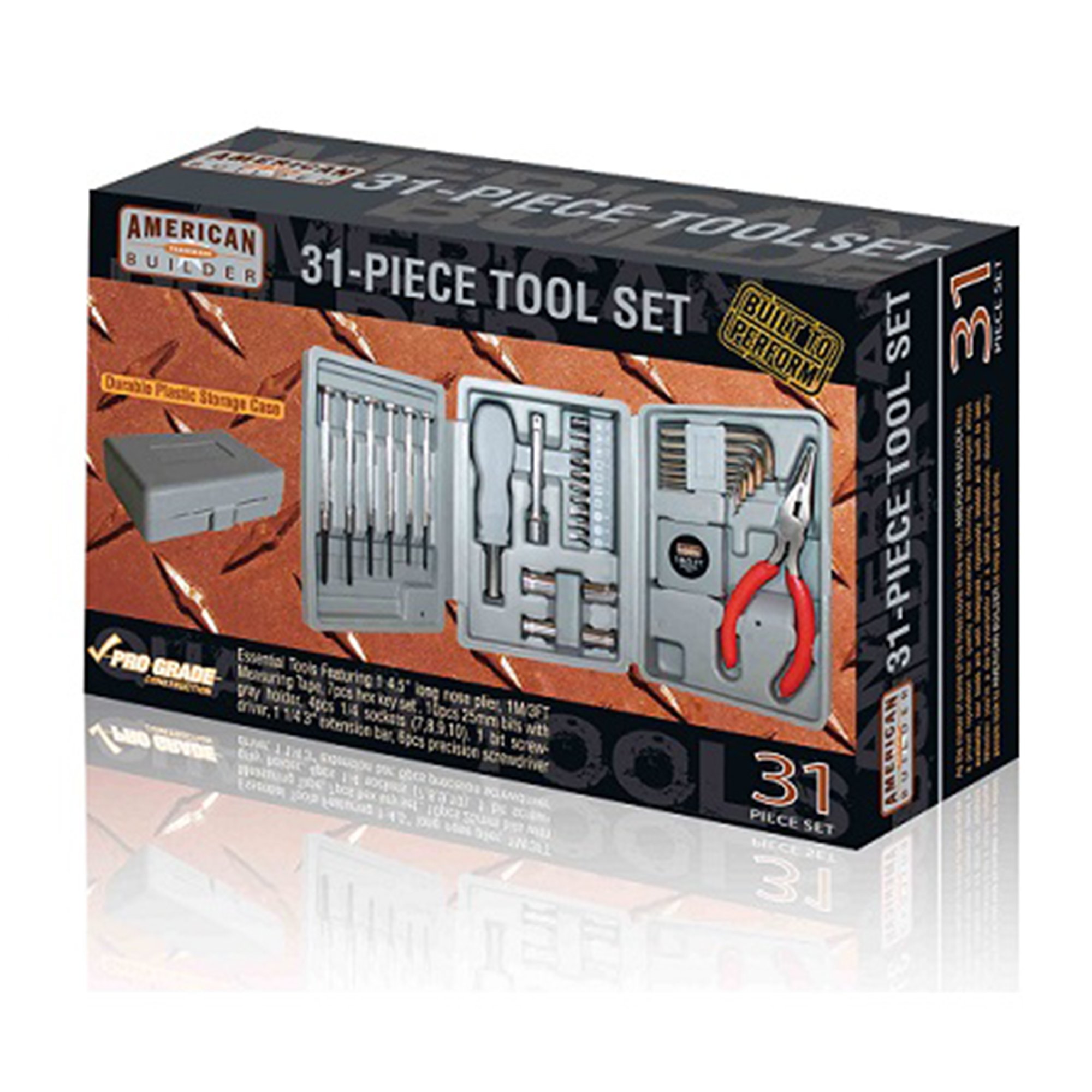 SOG HW2294 31-Piece Multi-Tool Set - Compact & Durable for Camping, Hiking, Survival & Everyday Carry (EDC) - Includes Pliers, Knife, Screwdrivers & More