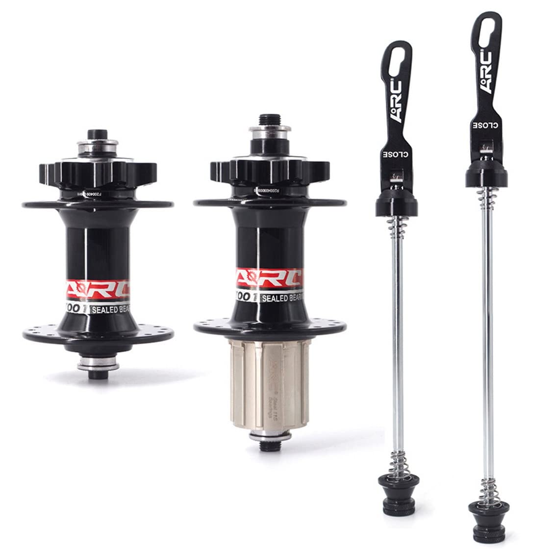 Premium 32H/36H MTB Bicycle Disc Brake Hub - Quick Release, 3 Pawls Sealed Bearing for 8/9/10/11 Speed Cassette (Black) - Ideal for Mountain Biking, Trail Riding & Off-Road Cycling Adventures