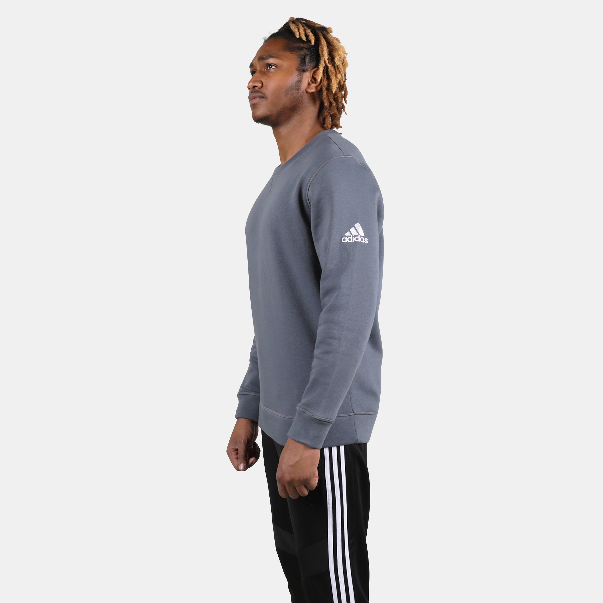 Men's Fleece Crew Neck Sweatshirt - Soft & Warm Winter Pullover for Casual Wear, Outdoor Activities & Layering