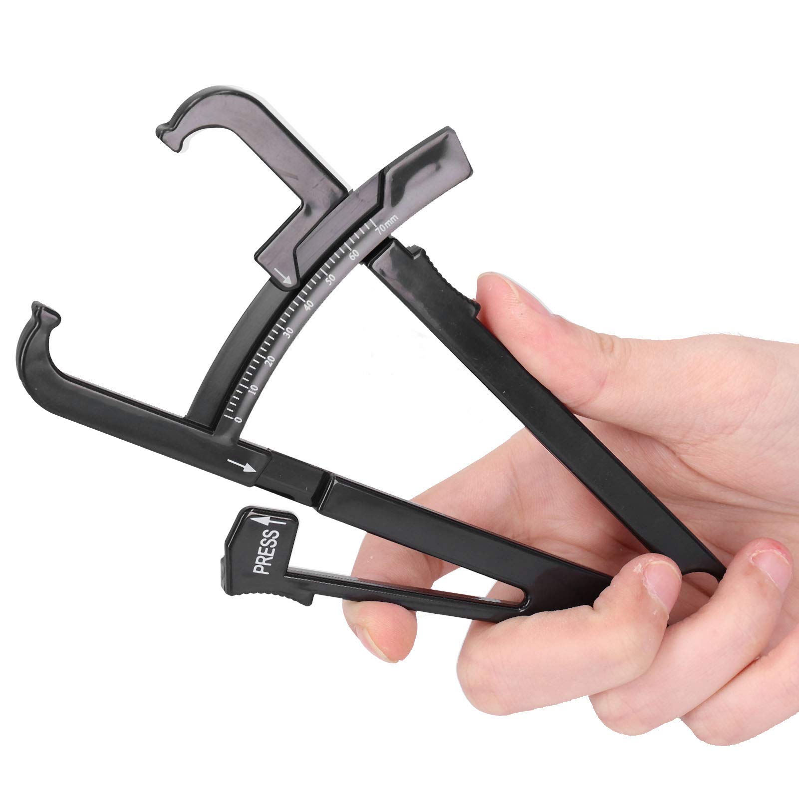 Professional Body Fat Caliper & Measuring Tape Set - Accurate BMI Skinfold Measurement Tool for Fitness, Weight Loss, and Health Tracking | Perfect for Home Gym, Personal Trainers, and Health Enthusiasts
