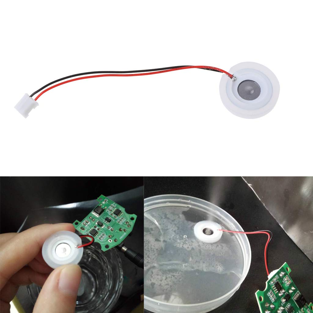 108KHz Ultrasonic Mist Maker Humidifier - 16mm Ceramic Atomizing Transducer for Home, Office, Spa & Aromatherapy Diffuser