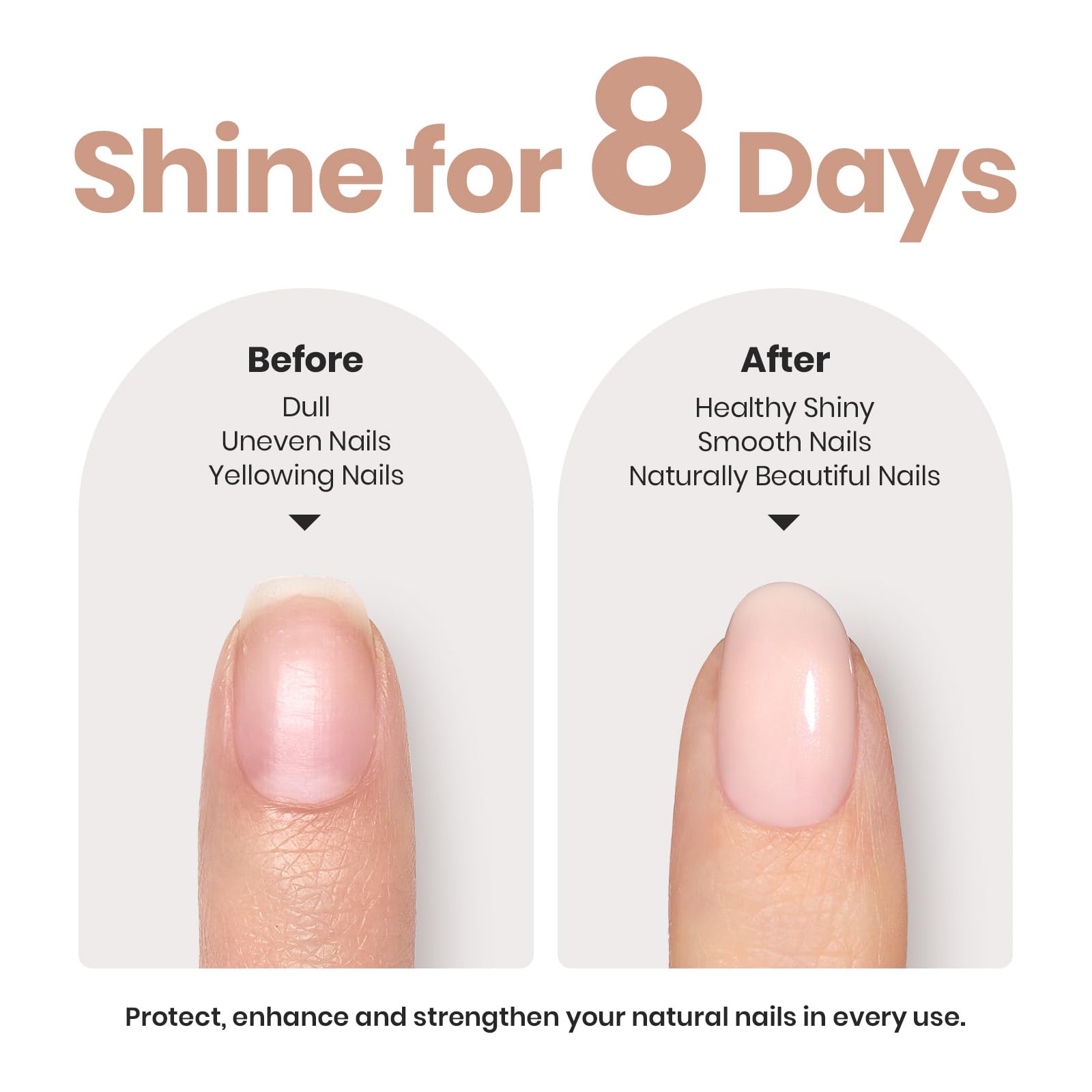 Beetles Nail Polish - Natural Nude Shimmer Nail Concealer, Fast Drying Strengthening Treatment for Thin & Damaged Nails (0.51 Fl Oz) | Perfect for Manicures, Pedicures & At-Home Nail Care