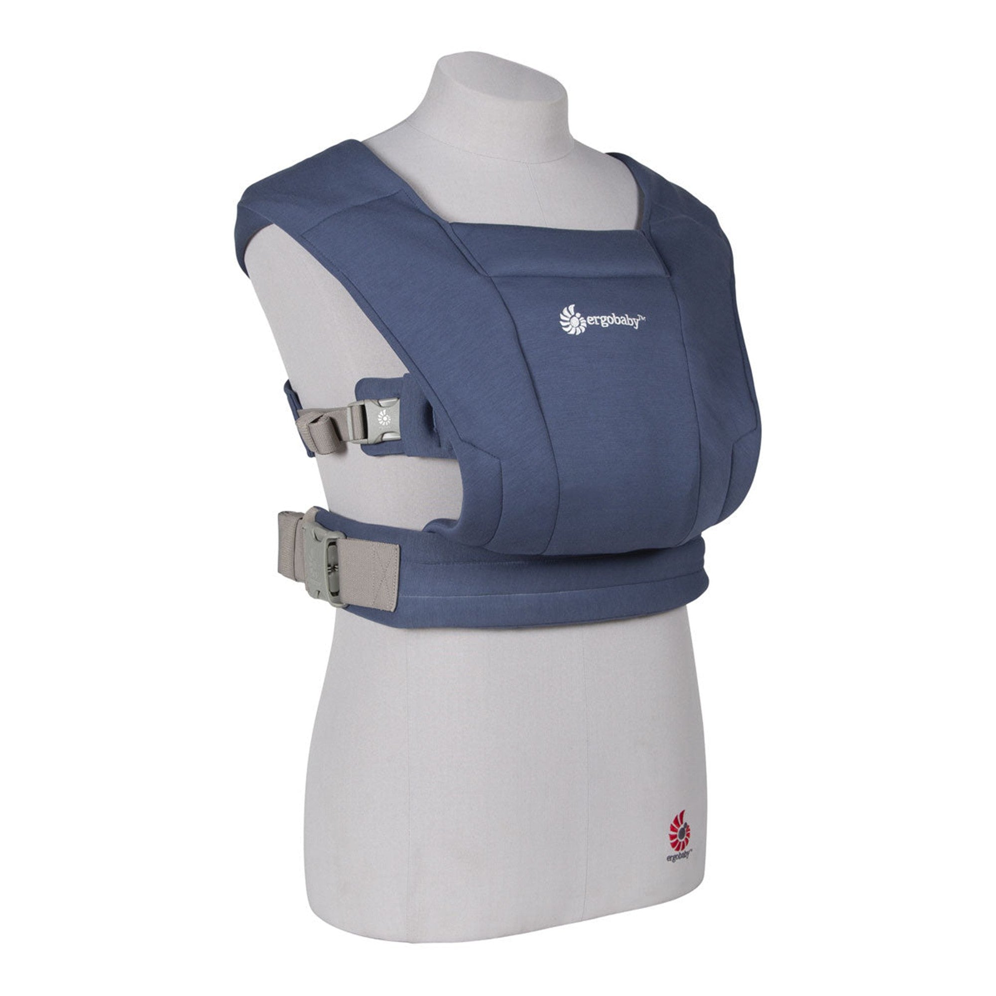 Ergobaby Embrace Baby Carrier - Soft Navy Blue | Comfortable & Adjustable Infant Sling for Newborns | Perfect for Hands-Free Parenting, Shopping & Outdoor Adventures