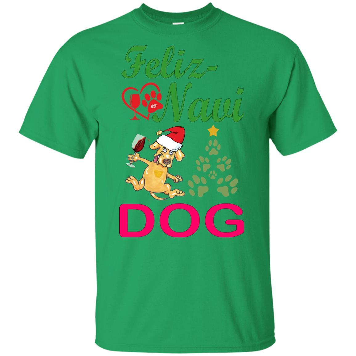 Feliz Navi Dog Youth Ultra Cotton T-Shirt | Funny Christmas Pet Lover Gift | WineyBitches.co | Perfect for Holiday Parties & Family Gatherings