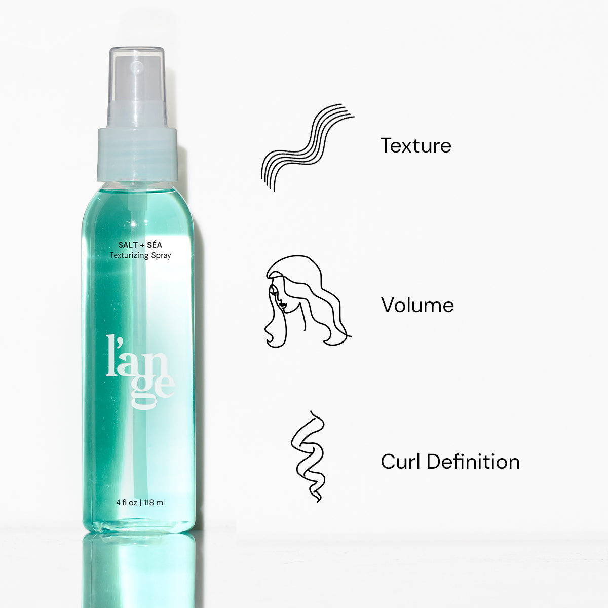 Salt + Séa Texturizing Spray for Beachy Waves - Volumizing Hair Styling Spray for Natural Texture & Hold - Perfect for Beach Days, Weddings & Everyday Styling