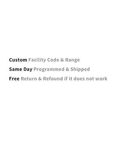 Same Day Custom Programmed & Numbered RexID ISO Prox I Cards - 26bit H10301 Format (Replaces 1386 & 1326) | Compatible with Access Control Systems | Office, Hotel & Facility Security Solutions