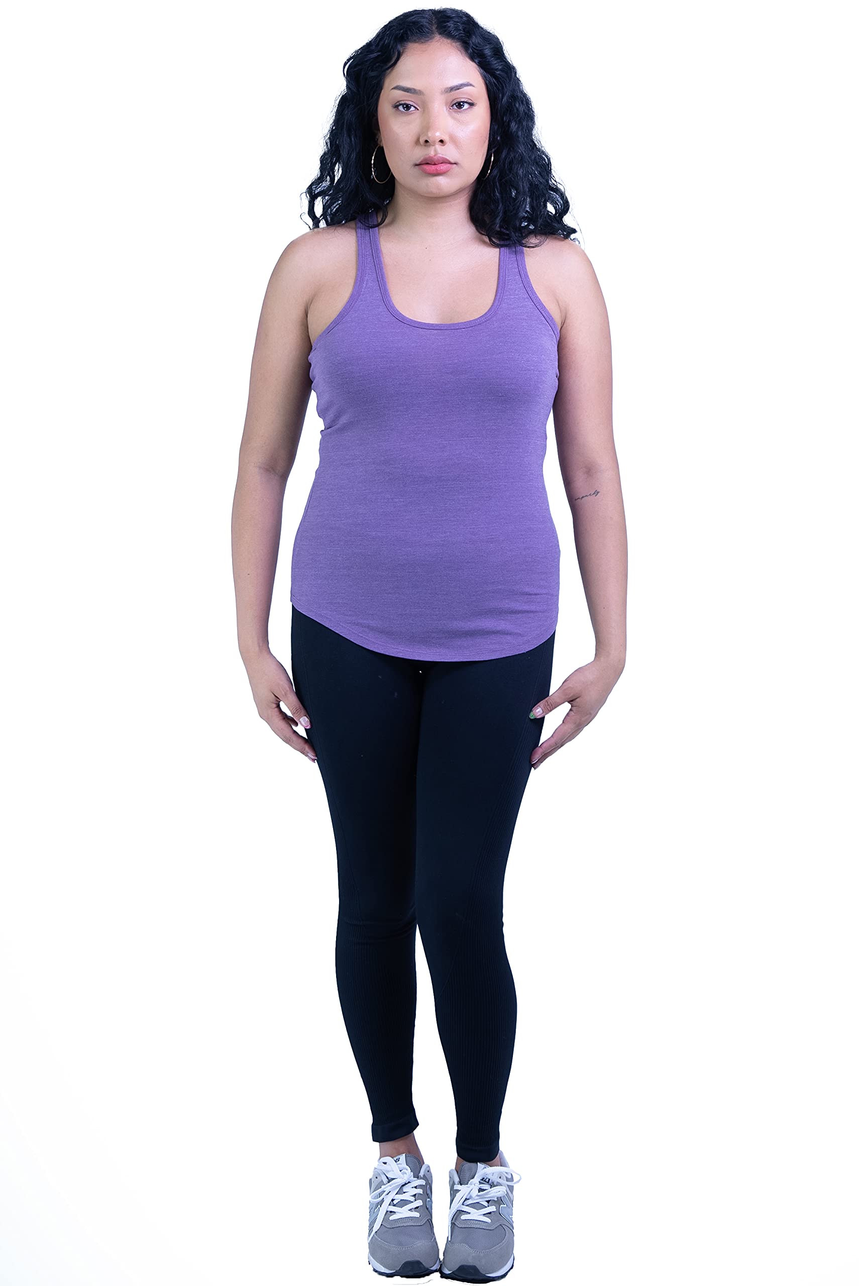 BANC Essentials Women's Racerback Tank Top - Soft Breathable Everyday Casual Shirt for Workout, Yoga, and Summer Outfits