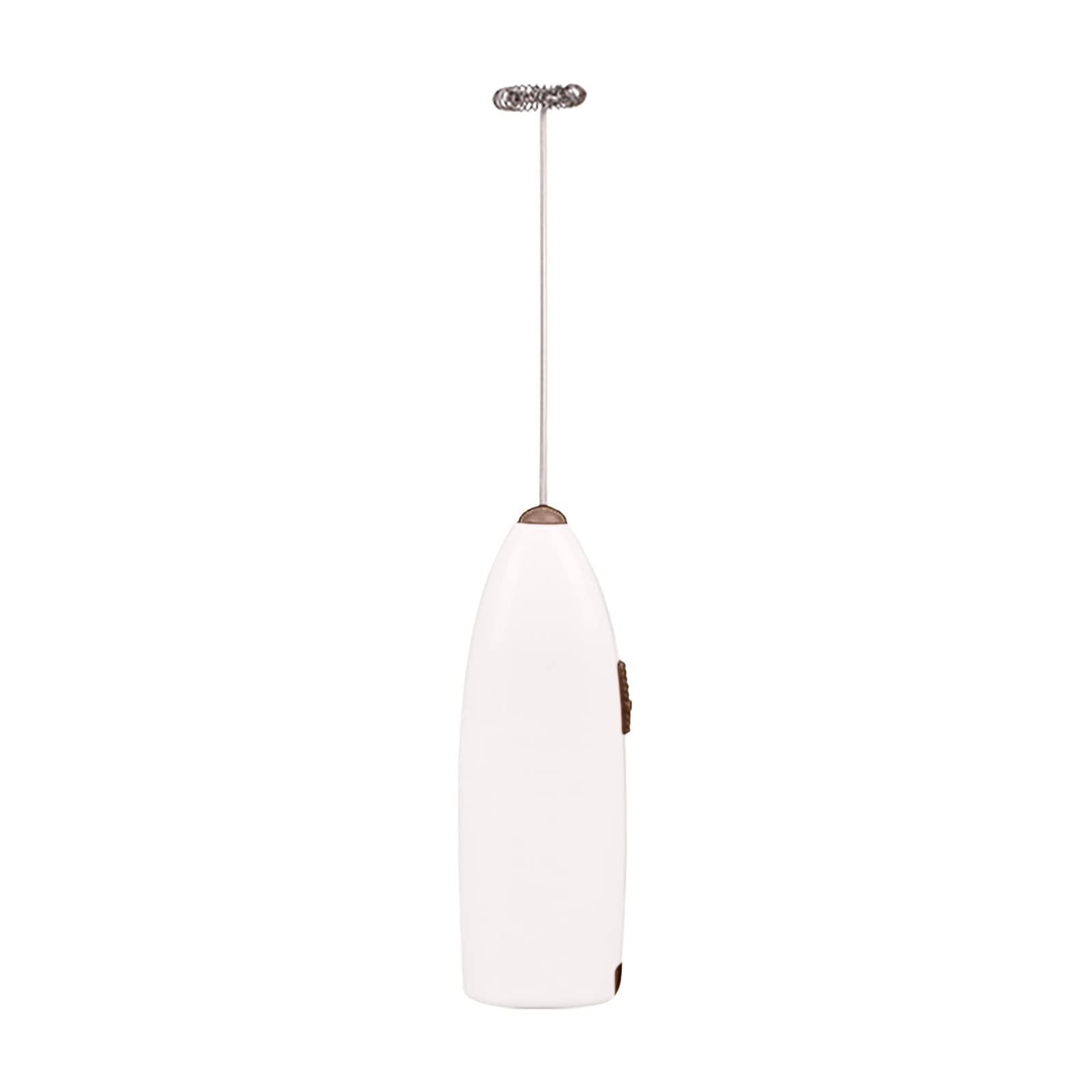 1# QI Mini Household Electric Milk Frother - Stainless Steel Whisk for Coffee, Latte & Hot Chocolate - Perfect for Home, Office & Cafe Use
