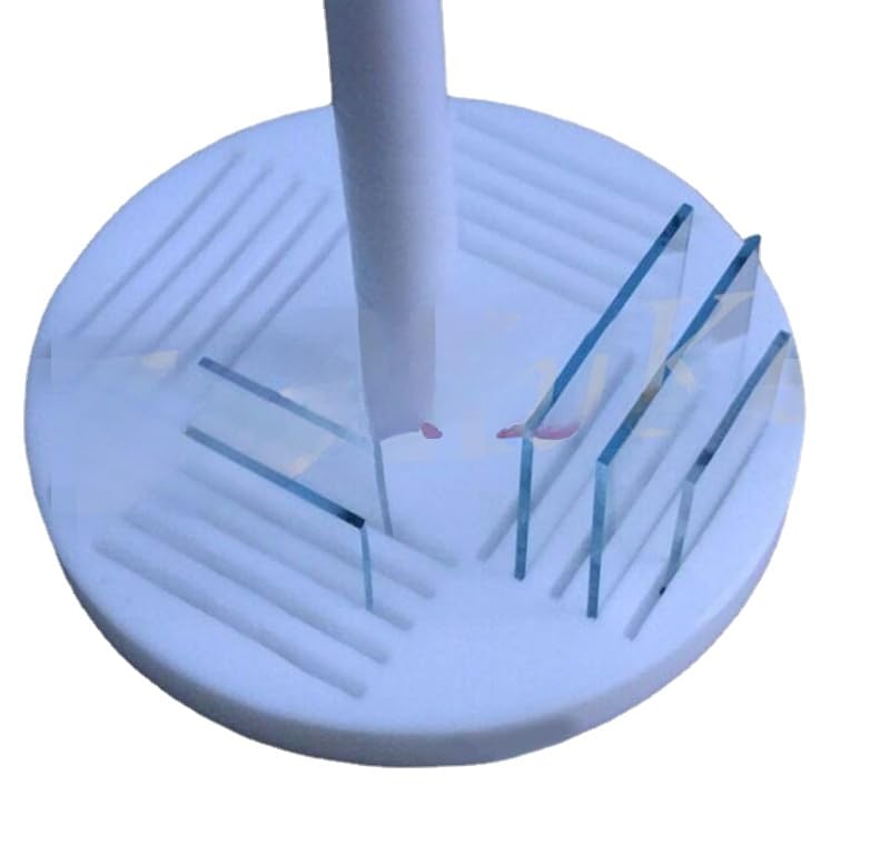 1PC PTFE Cleaning Basket for ITO/FTO Conductive Glass - Durable PTFE Cleaning Frame with F4 Chip (Type 1) - Ideal for Laboratory Glassware Cleaning & Semiconductor Equipment Maintenance