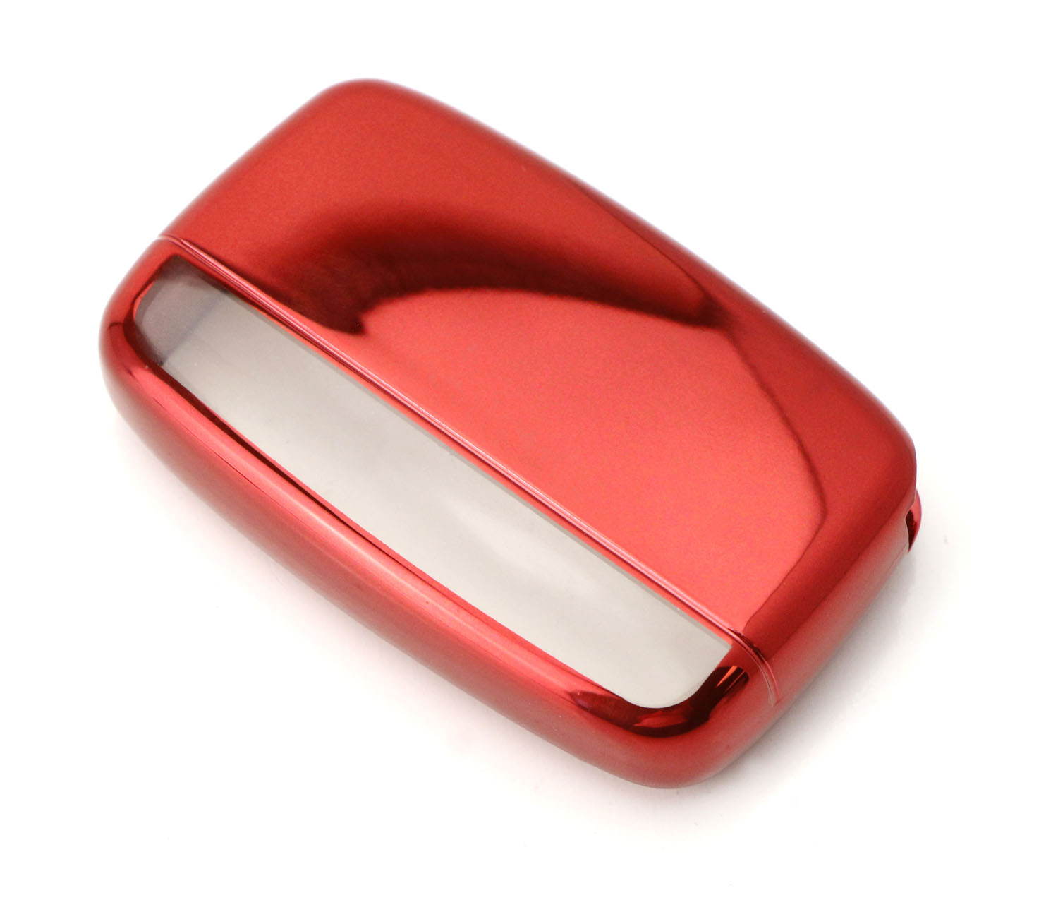 Premium Chrome Red TPU Key Fob Cover for 2010-2016 Land Rover Keyless Smart Key - Durable Protection & Stylish Upgrade for Car Keys