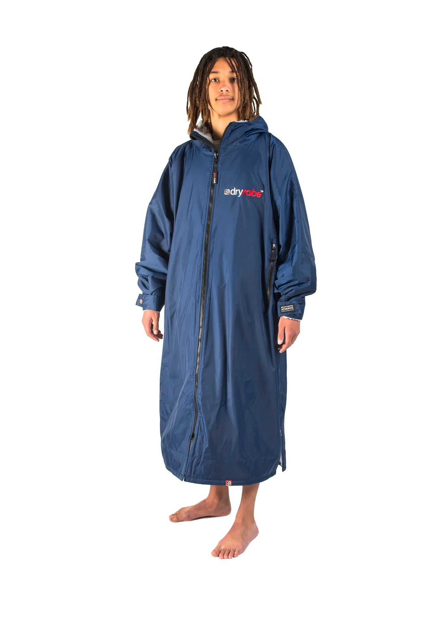 Dryrobe Advance Long Sleeve Changing Robe for Adults - Waterproof & Warm Outdoor Changing Robe for Surfing, Swimming, Camping & Beach Activities