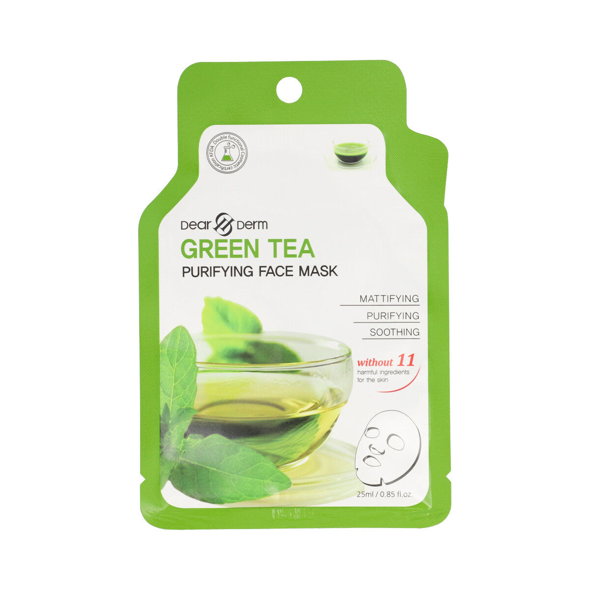 Organic Green Tea Face Mask - Hydrating & Anti-Aging Skincare for Glowing Skin | Perfect for Daily Use, Spa Days & Self-Care Routines