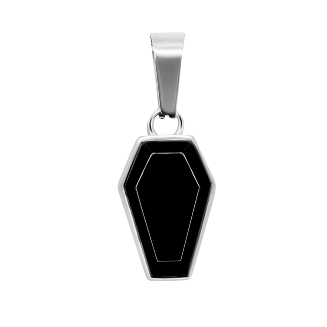 Gothic Crypt Black Coffin Charm - Unique Jewelry for Necklace & Bracelet - Perfect for Halloween, Witchy Aesthetic & Alternative Fashion