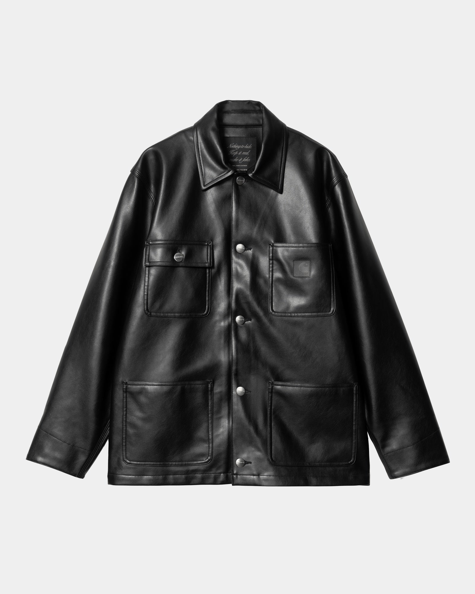 Women's Michigan PU Leather Jacket - Black | Stylish & Warm Outerwear for Fall & Winter Fashion
